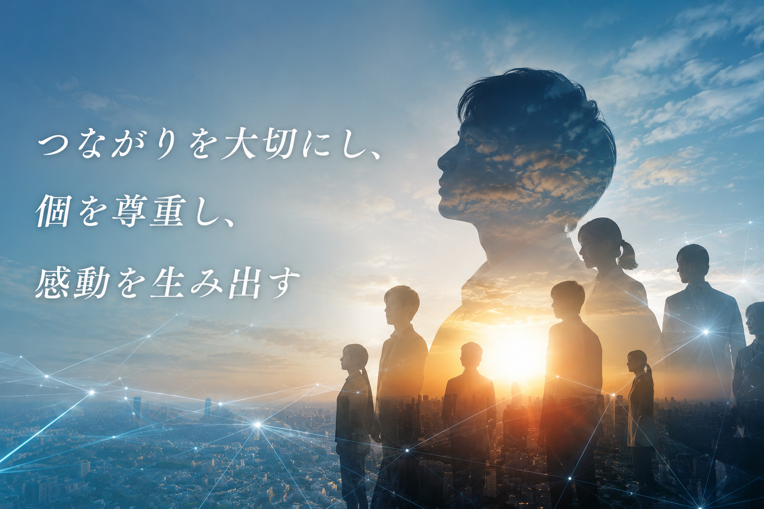 つながりを大切にし、個を尊重し、感動を生み出す